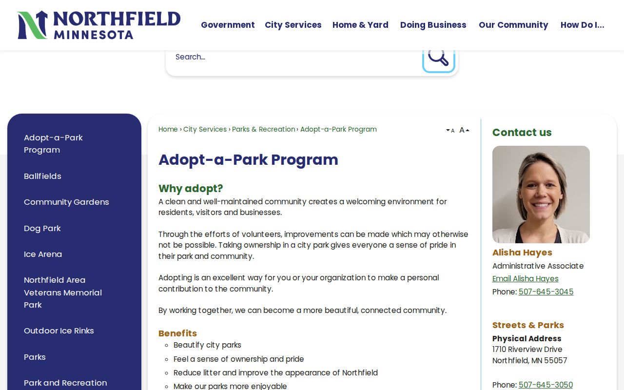 Northfield neighbors civic association contacts
