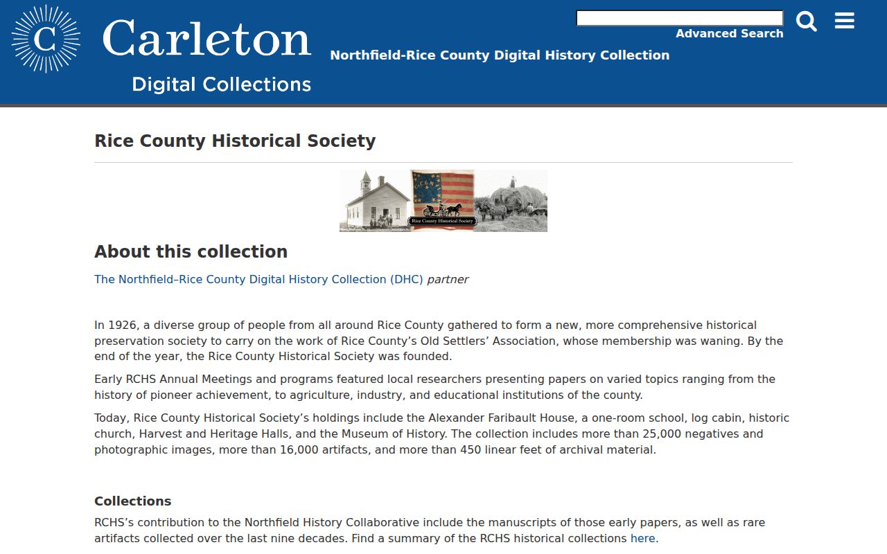 Northfield city directory digitized collection reference